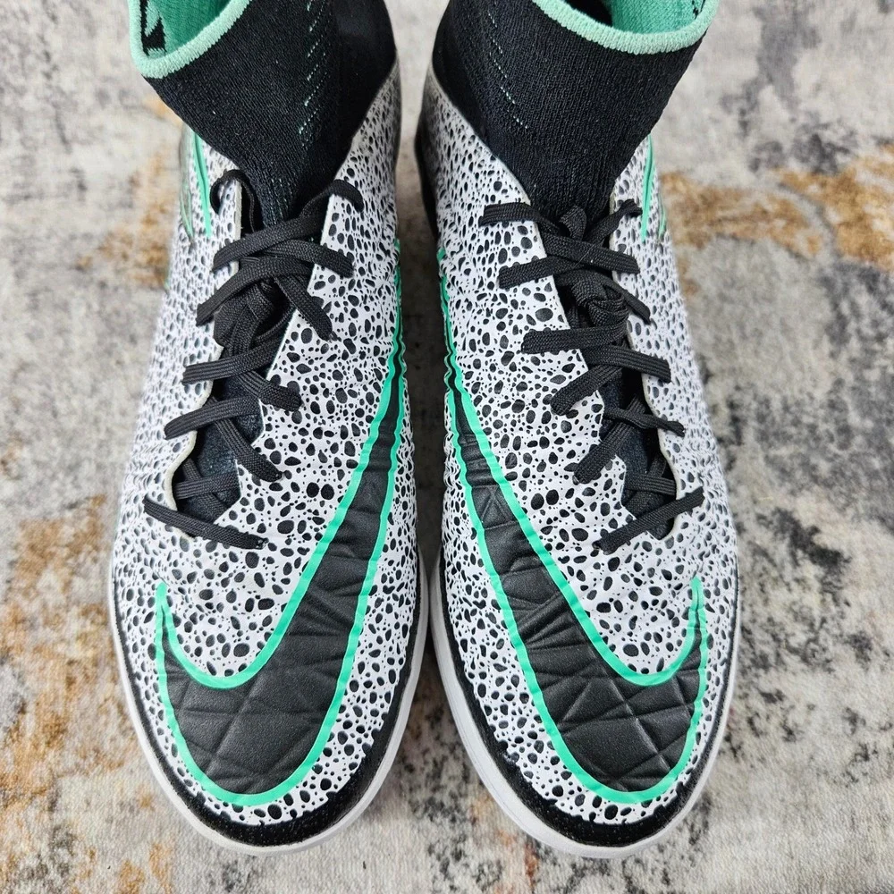 Nike HypervenomX Proximo IC Safari JR Soccer Shoes 6Y White 820118-103 Training